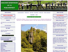 Tablet Screenshot of derbyshire-peakdistrict.co.uk